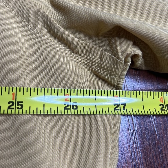 Harry Rosen Sport Mustard Long Sleeve Button Down Shirt XL - Picture 4 of 6